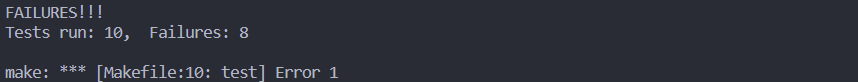 output for my implementation